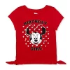 Disney Girl's Minnie Mouse Sparkly Birthday Shirt For Toddlers
