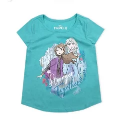 Disney Girl's 3-Pack Anna And Elsa Fearless Short Sleeve A-Line Frozen II Tee Shirts For Kids -Family Trends Shop GUEST 99e42c38 0c6e 4d3e 9c69 4e4fa5b804e7