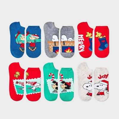 Disney Women's Peanuts Surprise Crackers 6pk Low Cut Socks - Assorted Colors 4-10 -Family Trends Shop GUEST 9d6dff00 579f 448d 8975 235c86524380