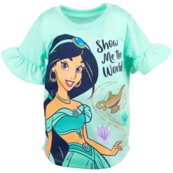 Disney Princess Moana Frozen Little Mermaid Rapunzel Jasmine Belle Girls T-Shirt And Leggings Outfit Set Toddler To Big Kid -Family Trends Shop GUEST a205b163 a48b 4e40 900c 747d2462f10c