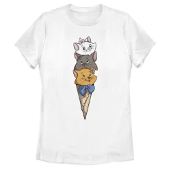 Disney Women's Aristocats Triple Scoop Kittens T-Shirt -Family Trends Shop GUEST a378e91c 59d0 463c 85e7 7553c1d752bb