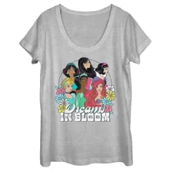 Women's Disney Princesses Dreams In Bloom Scoop Neck -Family Trends Shop GUEST a55499b0 9994 42ff 920f b0971b50cbd2