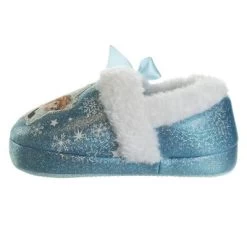 Disney Frozen Girl Slippers - Elsa And Anna Plush Lightweight Warm Comfort Soft Aline House Shoes - Blue Ribbon (sizes 5-12 Toddler-Little Kid) -Family Trends Shop GUEST a95cecd4 46f3 430b ac3d 2eb3dea8770c