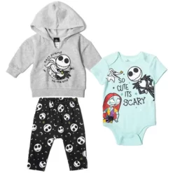 Disney Nightmare Before Christmas Oogie Boogie Fleece Pullover Hoodie Bodysuit & Pants 3 Pcs Outfit Set Newborn To Infant -Family Trends Shop GUEST a9ce7e96 78b0 47ac 8498 a3c84f1310e4