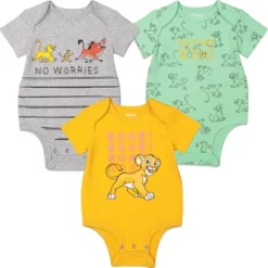 Disney The Lion King 3 Pack Short Sleeve Bodysuits -Family Trends Shop GUEST a9f2291d db96 4853 aae4 ab93f013f0ea