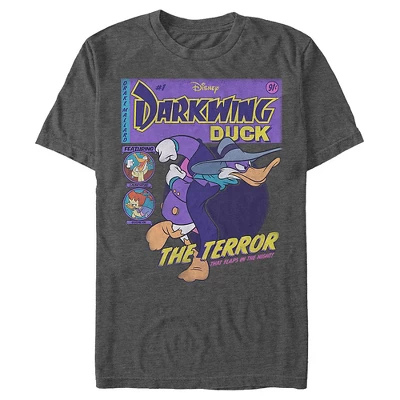 Disney Men's Darkwing Duck The Terror That Flaps In The Night Comic Cover T-Shirt 5 Disney Men's Darkwing Duck The Terror That Flaps In The Night Comic Cover T-Shirt - Image 5