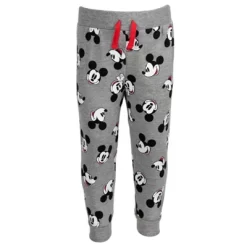 Disney Mickey Mouse Boys 2 Pack French Terry Jogger Pants Infant To Little Kid