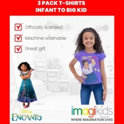 Disney Princess Ariel Snow White Rapunzel Girls 3 Pack T-Shirts Little Kid To Big Kid -Family Trends Shop GUEST aca460b2 3f3d 4e2a 8946 c45b6a06227f