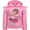Disney Fancy Nancy Girls Fashion Pullover Fleece Hoodie & Leggings