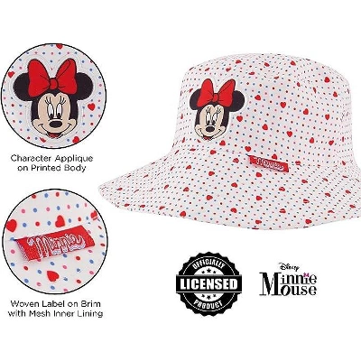 Disney Minnie Mouse Girls Baseball Cap & Bucket Sunhat 3 Disney Minnie Mouse Girls Baseball Cap & Bucket Sunhat - Image 3