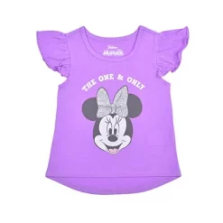 Disney Girls' 3-Pack The One And Only Minnie Mouse Ruffle Sleeve Tee, Sleeveless Peplum Shirt And Casual Shorts Set With Unicorn Print For Kids -Family Trends Shop GUEST ae57b045 e4e5 4bcd b1b5 a59e8be74427