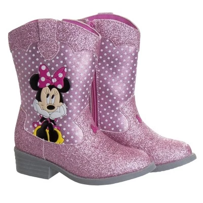 Disney Minnie Mouse Girls' Cowgirl Boots (Toddler/Little Kids) 1 Disney Minnie Mouse Girls' Cowgirl Boots (Toddler/Little Kids)