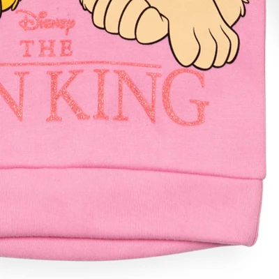 Disney Lion King Nala Simba Fleece Hoodie Pink 7 Disney Lion King Nala Simba Fleece Hoodie Pink - Image 7
