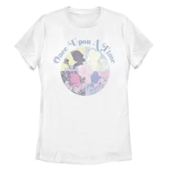 Women's Disney Princesses Once Upon A Time Profile T-Shirt -Family Trends Shop GUEST b04d6016 60df 4f95 ac43 d21dde902d62