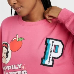 Women's Disney 100 Princess Graphic Sweatshirt - Pink -Family Trends Shop GUEST b0a27ed6 c414 44ba 93d3 97d5cce45454