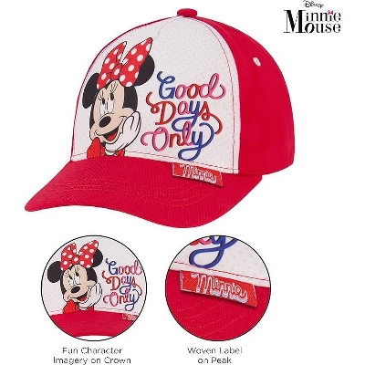 Disney Minnie Mouse Girls Baseball Cap & Bucket Sunhat 2 Disney Minnie Mouse Girls Baseball Cap & Bucket Sunhat - Image 2