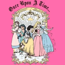 Girl's Disney Princesses Once Upon A Time⊠Crop T-Shirt