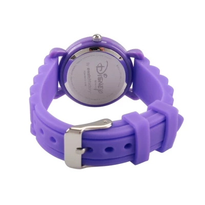 Girls' Disney Minnie Mouse Purple Plastic Time Teacher Watch - Purple 1 Girls' Disney Minnie Mouse Purple Plastic Time Teacher Watch - Purple