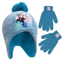Disney Frozen Elsa And Anna Winter Hat And Kids Gloves Set, Little Girls Ages 4-7 -Family Trends Shop GUEST b8837f2b 85d3 4059 92fc fadadbf1ff3a