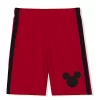 Disney Boy's There Is Only One Mickey Mouse Graphic Tee, 3D Hooded Shirt And Casual Short Set For Toddler