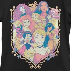 Girl's Disney Collage Emblem T-Shirt