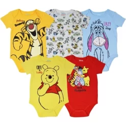 Disney Mickey Mouse Lion King Winnie The Pooh Pixar Toy Story Finding Nemo Baby 5 Pack Bodysuits Newborn To Infant -Family Trends Shop GUEST bbd68aaa caf0 4354 ae8a 71bfde978ab4