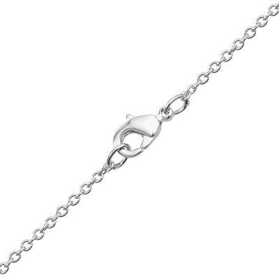 Disney Women's Mickey And Minnie Mouse Silver Plated Pendant Necklace, 18" 5 Disney Women's Mickey And Minnie Mouse Silver Plated Pendant Necklace, 18" - Image 5