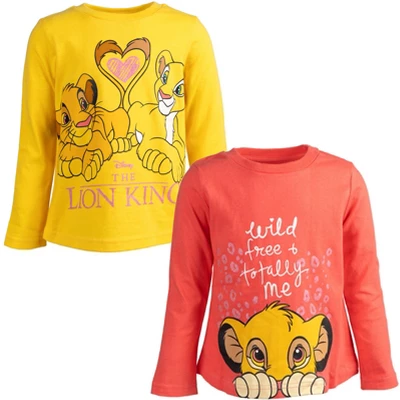 Disney Lion King Nala Simba Girls 2 Pack T-Shirts Little Kid To Big Kid 8 Disney Lion King Nala Simba Girls 2 Pack T-Shirts Little Kid To Big Kid - Image 8