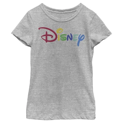 Girl's Disney Classic Multicolored Logo T-Shirt 5 Girl's Disney Classic Multicolored Logo T-Shirt - Image 5