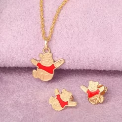 Disney Classics Winnie The Pooh 14k Gold Winnie The Pooh Red Shirt Pendant Necklace, 18" -Family Trends Shop GUEST c18381b7 616e 469e 92d7 62e942dbf90f