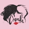 Disney Girl's Cruella Red Lips Logo T-Shirt