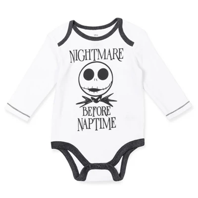 Disney Nightmare Before Christmas Zero Sally Jack Skellington Baby Bodysuit Pants And Hat 3 Piece Outfit Set Newborn To Infant 1 Disney Nightmare Before Christmas Zero Sally Jack Skellington Baby Bodysuit Pants And Hat 3 Piece Outfit Set Newborn To Infant
