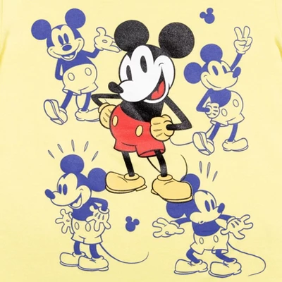 Disney Mickey Mouse 3 Pack Pullover Graphic T-Shirts Yellow/Red/Blue 2 Disney Mickey Mouse 3 Pack Pullover Graphic T-Shirts Yellow/Red/Blue - Image 2