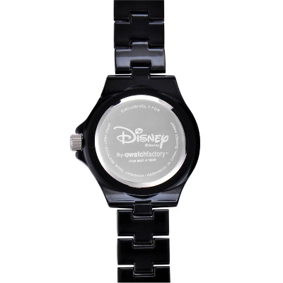 Women's Disney Mickey Mouse Enamel Sparkle Watch - Black 3 Women's Disney Mickey Mouse Enamel Sparkle Watch - Black - Image 3