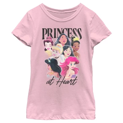 Girl's Disney Princess At Heart T-Shirt 3 Girl's Disney Princess At Heart T-Shirt - Image 3