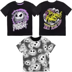 Disney Nightmare Before Christmas Jack Skellington - 3 Pack T-Shirts Little Kid To Big Kid -Family Trends Shop GUEST c424cfb2 9304 4e3a 9946 31f2ab067910