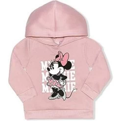Disney Girl's 2-Pack Minnie Mouse Pullover Hoodie And Patterned Legging Pant Set Variety For Infant