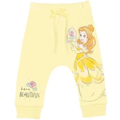 Disney Princess Cinderella Ariel Belle Aurora 4 Pack Pants