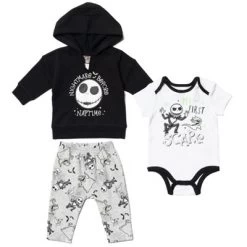 Disney Nightmare Before Christmas Oogie Boogie Fleece Pullover Hoodie Bodysuit & Pants 3 Pcs Outfit Set Newborn To Infant -Family Trends Shop GUEST c501797a c805 443b ba99 fc6d37fca1e7