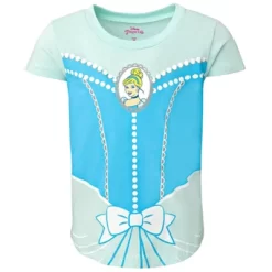Disney Princess Ariel Moana Jasmine Belle Cinderella Aurora Tiana Girls 4 Pack Graphic T-Shirts Toddler To Big Kid -Family Trends Shop GUEST c6fecff7 4517 48cd b351 b76e8ddedc32