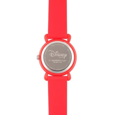 Girls' Disney Minnie Mouse Red Plastic Time Teacher Watch, Red Silicone Strap 3 Girls' Disney Minnie Mouse Red Plastic Time Teacher Watch, Red Silicone Strap - Image 3
