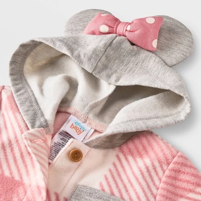 Baby Girls' Disney Minnie Mouse Solid Top And Bottom Set - Pink 3 Baby Girls' Disney Minnie Mouse Solid Top And Bottom Set - Pink - Image 3