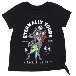 Disney Nightmare Before Christmas Sally Jack Skellington Girls T-Shirt And Leggings Outfit Set Toddler To Little Kid -Family Trends Shop GUEST ca34eb9a a923 4a6a a7bd a1eba7400087