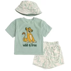 Disney Lion King Mickey Mouse Simba Baby T-Shirt Bike Shorts And Hat 3 Piece Newborn To Infant -Family Trends Shop GUEST ca79fe72 a2bc 4188 bfe5 8f1d0be1d494