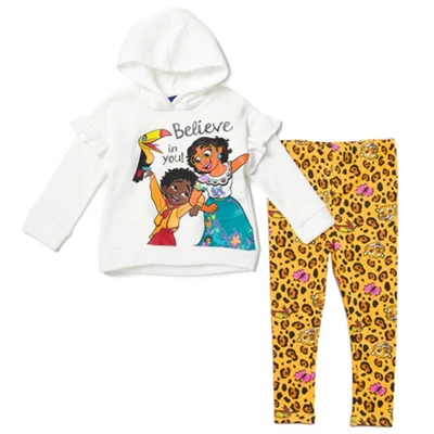 Disney Encanto Mirabel Girls Pullover Fleece Hoodie And Leggings Outfit Set Toddler 6 Disney Encanto Mirabel Girls Pullover Fleece Hoodie And Leggings Outfit Set Toddler - Image 6