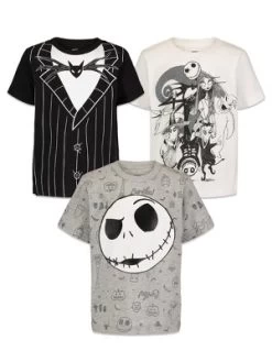 Disney Nightmare Before Christmas Jack Skellington - 3 Pack T-Shirts Little Kid To Big Kid -Family Trends Shop GUEST cb63b9ec 80a6 4a11 8fe6 6e4f02c5e24a