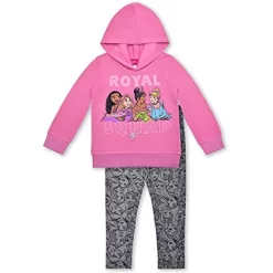 Disney Princess Girl's 2-Pack Royal Squad Graphic Pullover Sweatshirt And Patterned Legging Pants Set For Kids -Family Trends Shop GUEST cbe8331a 156e 4c7f bb1e 7d4ab33b403a