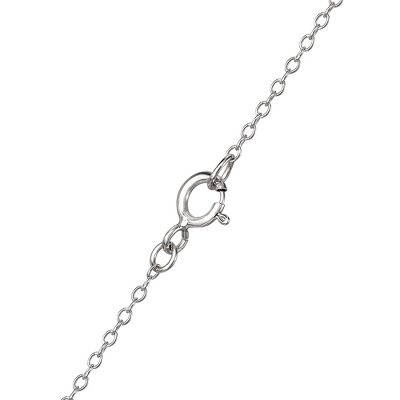 Disney Jewelry Mickey Mouse Love Sterling Silver Cubic Zirconia Mickey Necklace, 18" 3 Disney Jewelry Mickey Mouse Love Sterling Silver Cubic Zirconia Mickey Necklace, 18" - Image 3