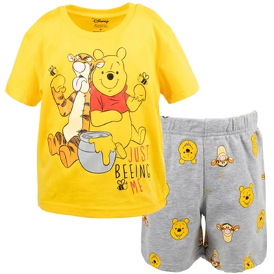 Disney Winnie The Pooh Baby Graphic T-Shirt And Shorts Outfit Set Infant 8 Disney Winnie The Pooh Baby Graphic T-Shirt And Shorts Outfit Set Infant - Image 8