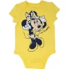Disney Minnie Mouse Mickey Donald Duck Baby Girls 5 Pack Bodysuits Newborn To Infant
